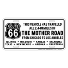 66 Road Chi To LA - License Plate