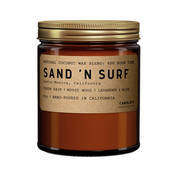 Sand 'N Surf Natural Wax Scented Candle: 8oz