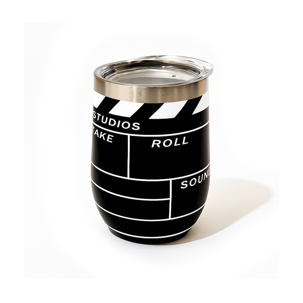Kitchen Chic LA Wine Tumbler Hollywood Clap 12oz