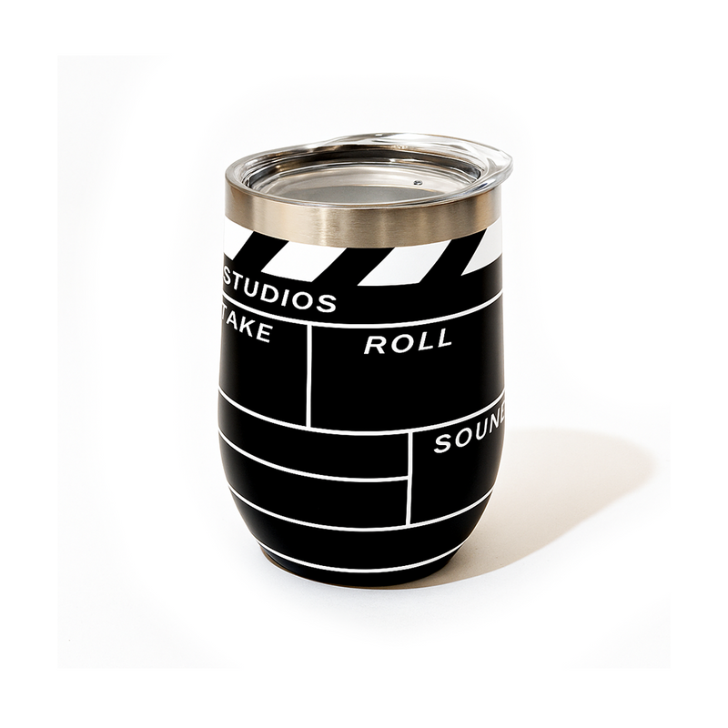 Kitchen Chic LA Wine Tumbler Hollywood Clap 12oz