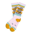 Gumball Poodle I Like Cats More Than People Gym Socks