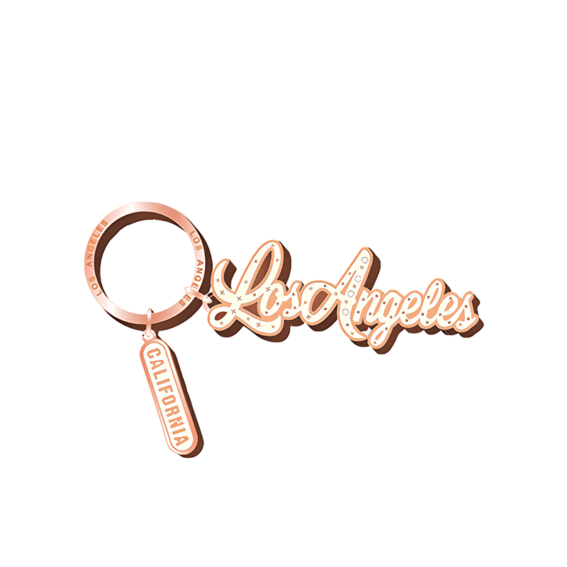 Kitchen Chic LA Signature Keychain Cream