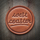 West Coaster Leather Coaster