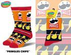 Crazy Socks Men's Crew Folded - Pringles Chips