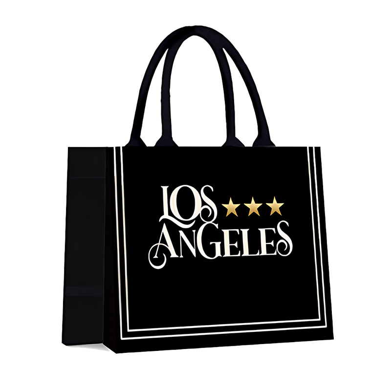 Kitchen Chic LA Kitchen Canvas Bag Black