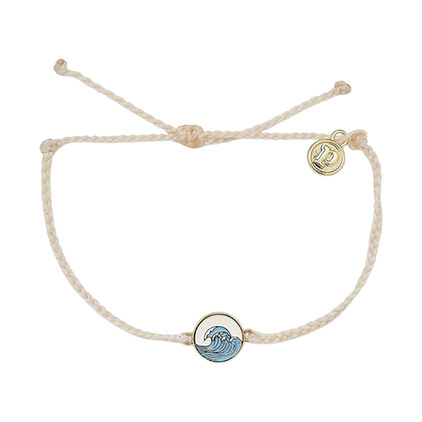 Pura Vida Make Waves Charm Vanilla Bracelet