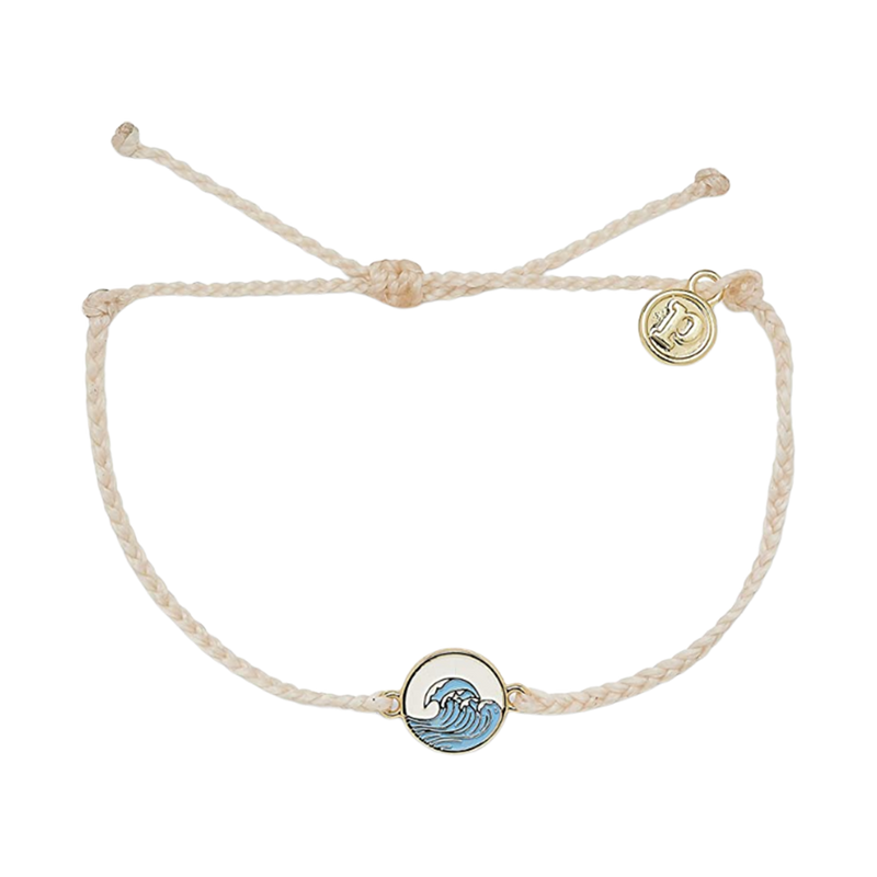 Pura Vida Make Waves Charm Vanilla Bracelet