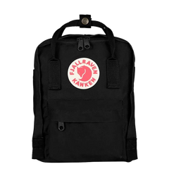 fjallraven kanken backpack mini black with red handles Fjallraven Kanken Mini Backpack