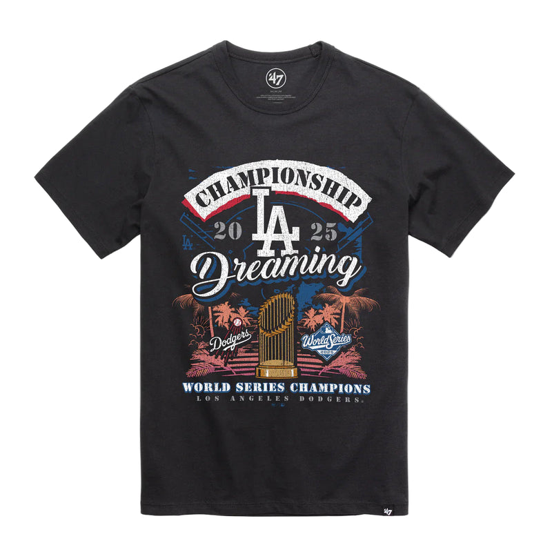 47 Brand - LA Dodgers 2025 World Series Champions Flint Black '47 Franklin Tee