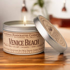 Venice Beach Soy Travel Candle - Lemon Lime Sea Salt (Lighted)