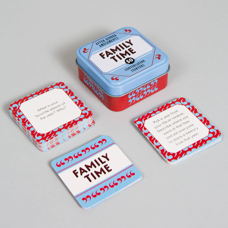 After Dinner Amusements: Family Time Box and Contents