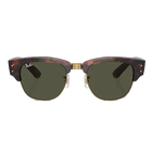 Ray-Ban Mega Clubmaster Polished Tortoise On Gold + Classic Green