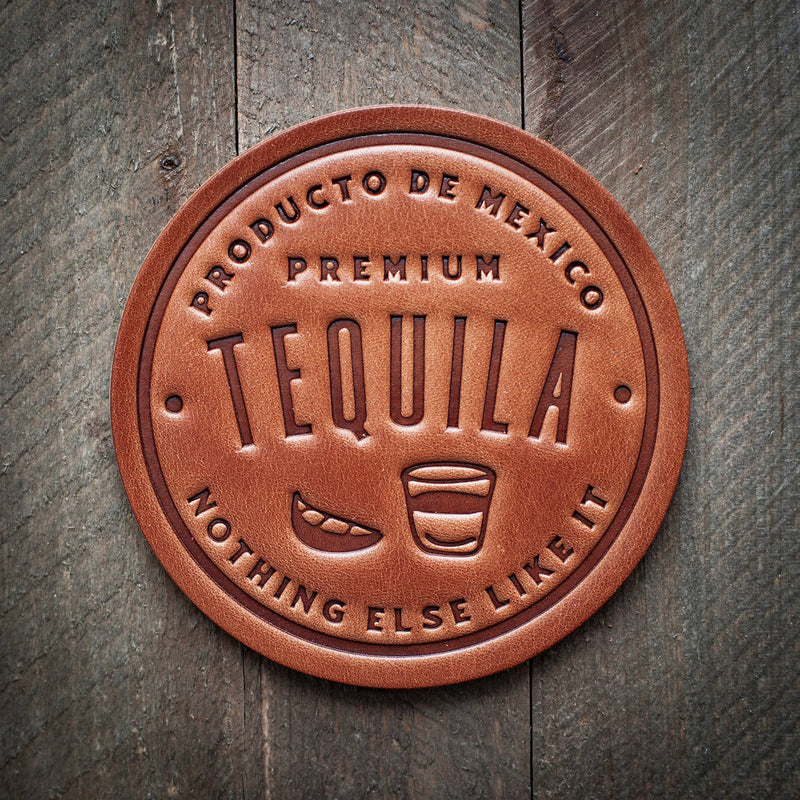 Tequila Leather Coaster