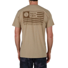 Salty Crew Freedom Flag Khaki Heather T-Shirt
