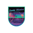 Sticker Pack Santa Monica Sand 'N Surf Neon Sky - Coastal Palms Ocean