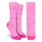 Women's Barbie, Logo Socks: Shoe Size 5-9