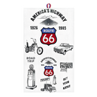 Kitchen Chic LA Kitchen Towel Route 66 spread