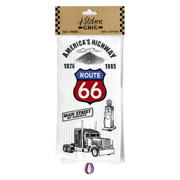 Kitchen Chic LA Kitchen Towel Route 66