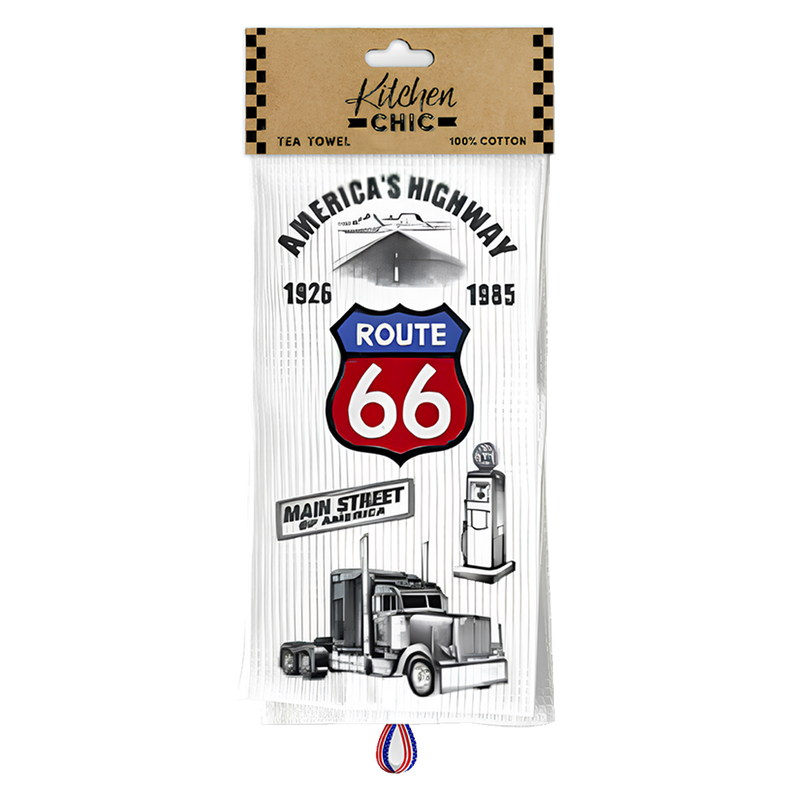 Kitchen Chic LA Kitchen Towel Route 66