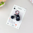 Labubu Cute Keychain : Black