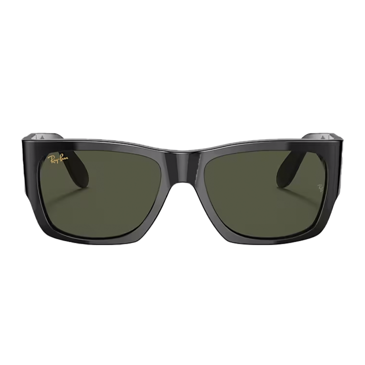 Ray-Ban Nomad Polished Black + Classic Green