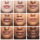 Grid of close-up images of lips in various skin tones.