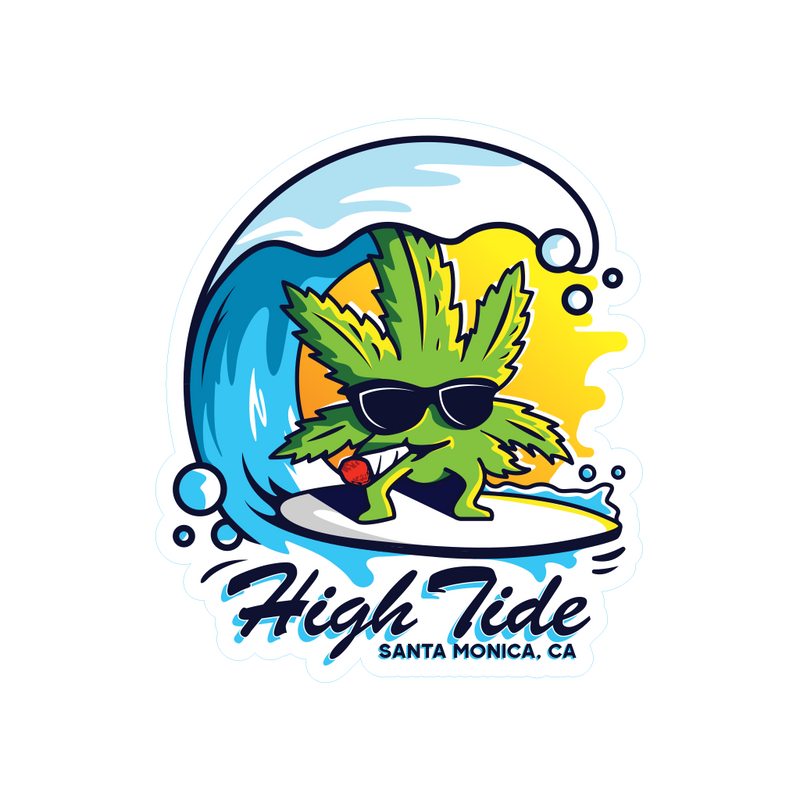 Sticker Pack Santa Monica CA High Tide