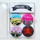 Los Angeles California/Hollywood Magnet Set Souvenir 4 designs