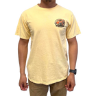 Santa Monica Reshaped Woody Ringspun Tee - Butter (Front)