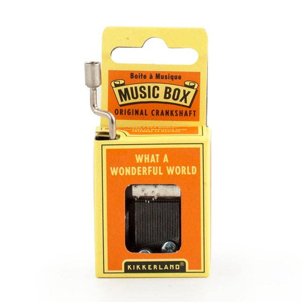 What A Wonderful World Crank Music Box