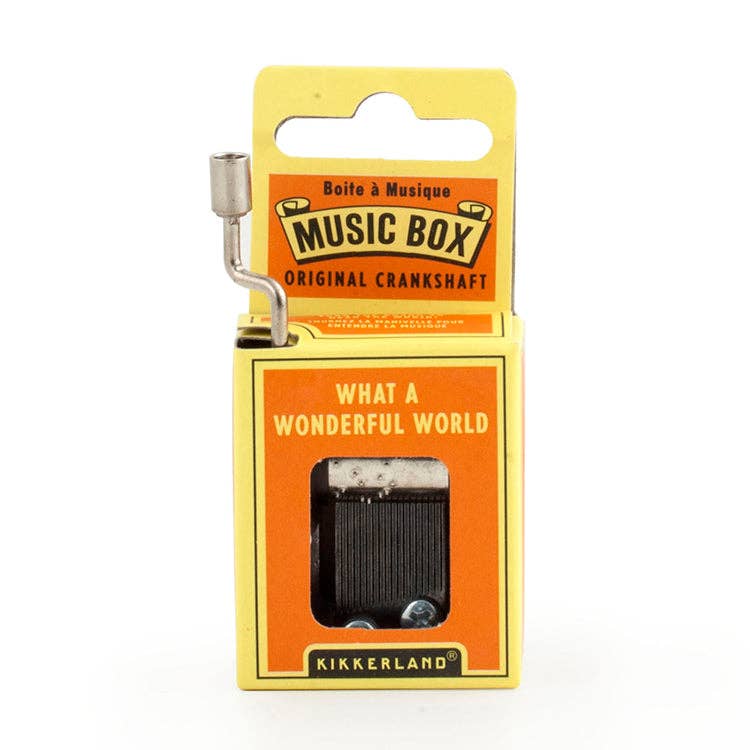 What A Wonderful World Crank Music Box