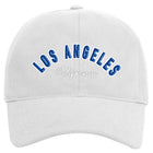 Los Angeles California Fashion Ball Cap - White/Royal