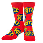 Crazy Socks - Mens Crew - Ritz Crackers