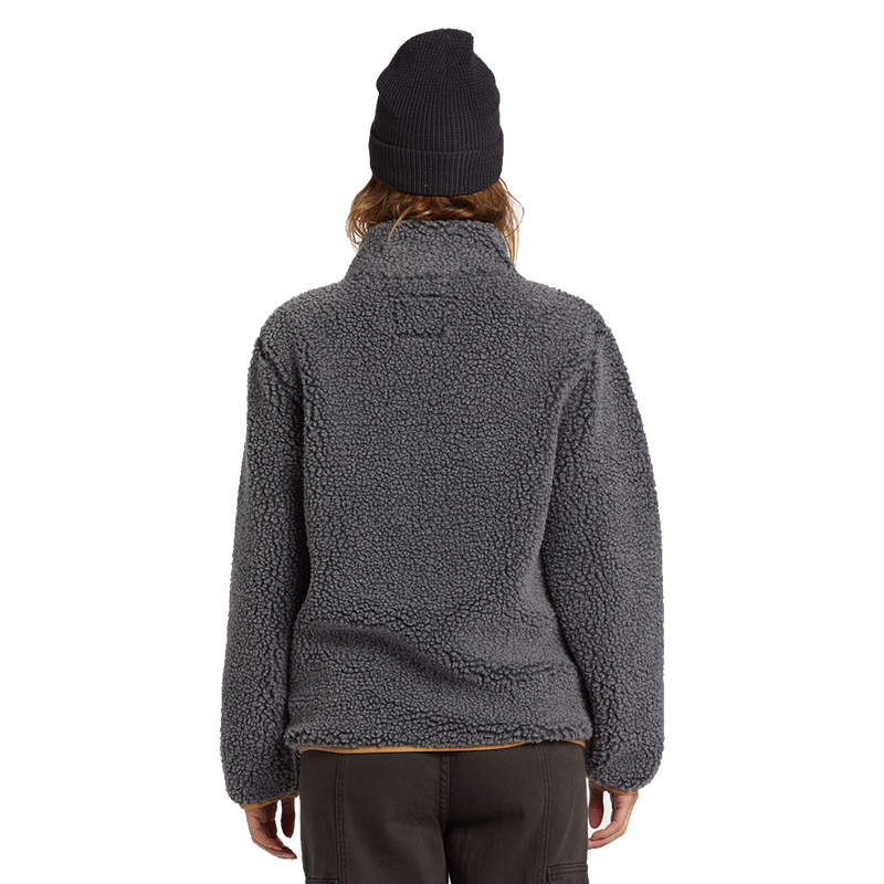 Billabong Horizon Half-Zip Fleece Charcoal Back