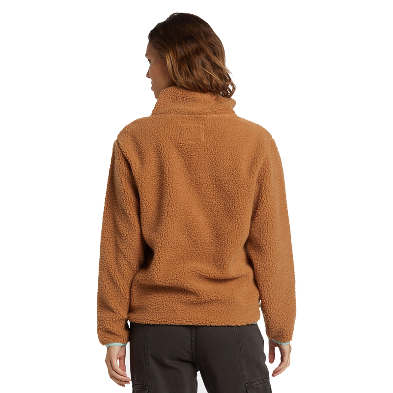 Billabong Horizon Half-Zip Fleece Sandalwood Back