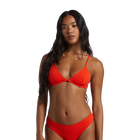 Billabong Good Vibes Reese Underwire Bikini Top - Sunset Red