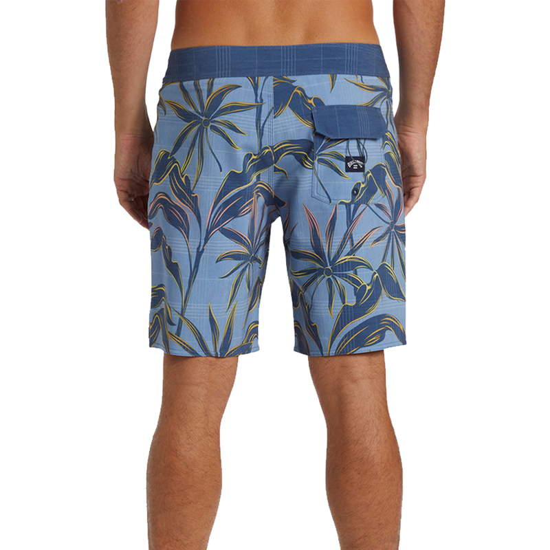 Billabong Sundays Pro 19" Boardshorts - Washed Blue (Back)