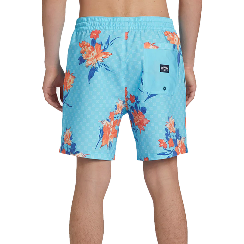 Billabong Sundays Layback 17" Elastic Waist Shorts - Blue