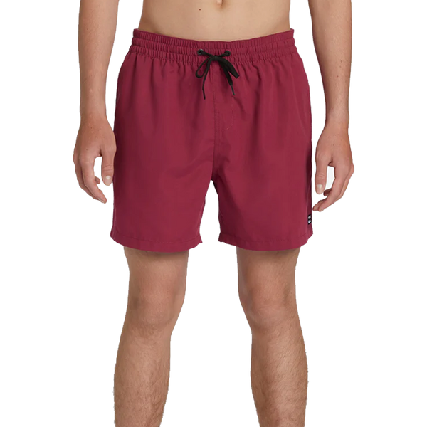 Billabong All Day Layback 16" Elastic Waist Shorts - Blood