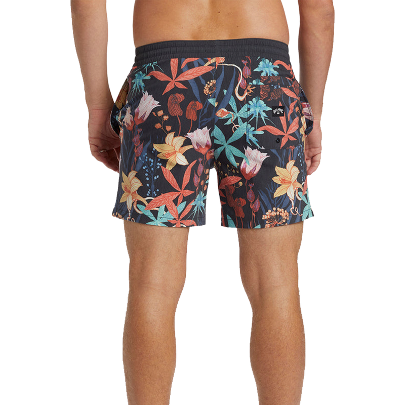 Billabong Good Times Layback 16" Volley Shorts - Asphalt (Back)