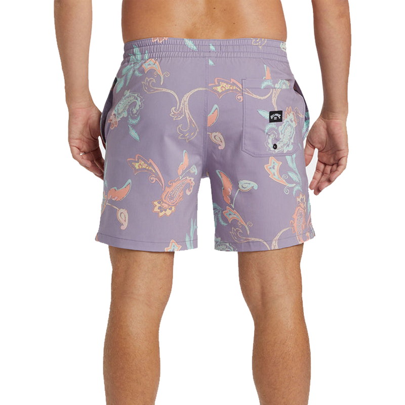 Billabong Good Times Layback 16" Volley Shorts - Purple Ash (Back)