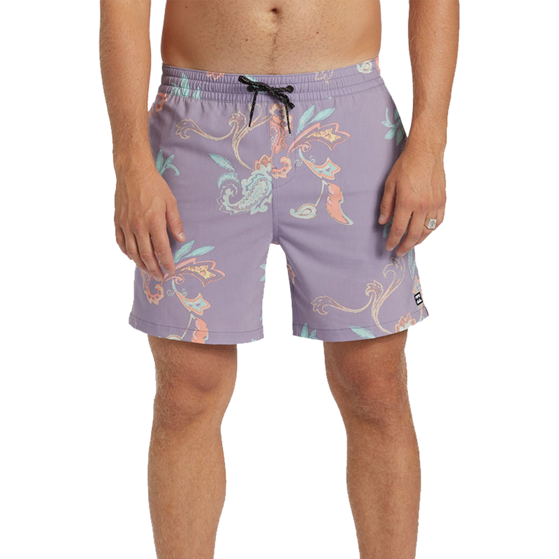 Billabong Good Times Layback 16" Volley Shorts - Purple Ash (Front)