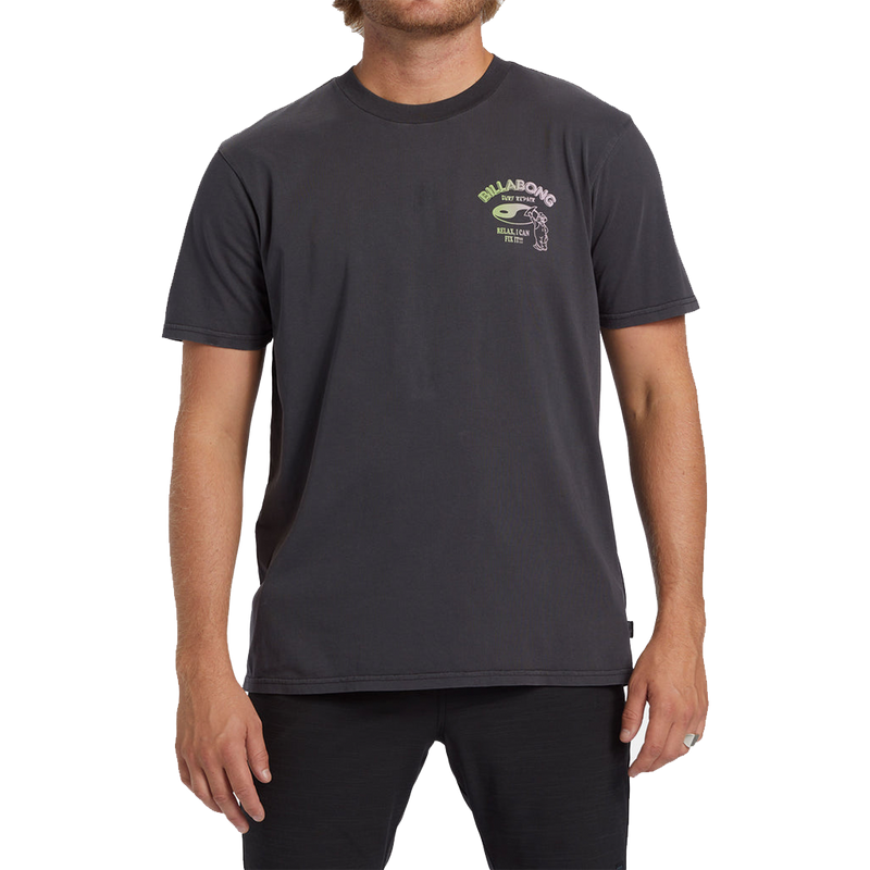 Billabong Relax T-Shirt - Washed Black (Front)