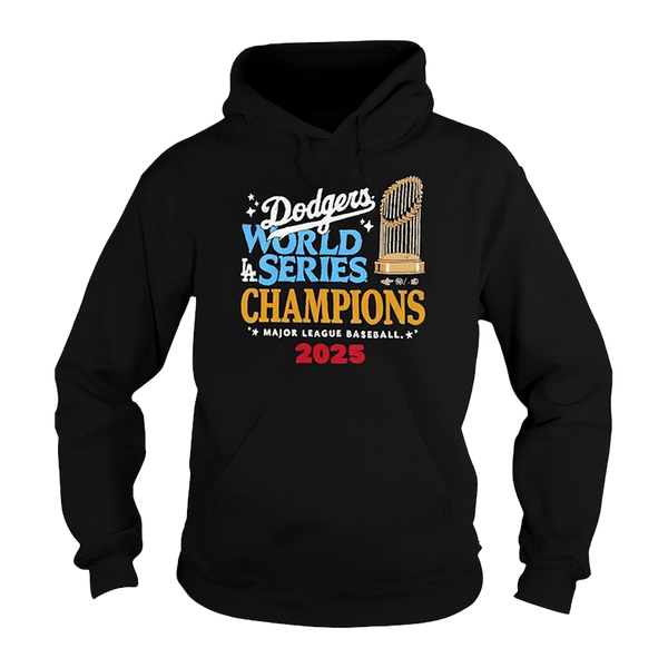 47 Brand - LA Dodgers Jet Black World Series Champs Naomi Hoodie 