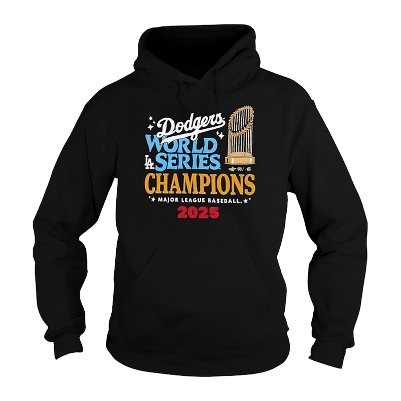 47 Brand - LA Dodgers Jet Black World Series Champs Naomi Hoodie 