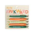 Fun Club Awkward Pen Set