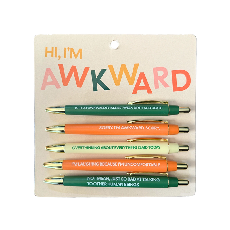 Fun Club Awkward Pen Set