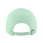Light green baseball cap on a white background