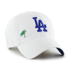 47 Brand LA Dodgers White Confetti Icon 47 Clean Up Women's - White (Right Side)