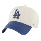 47 Brand - LA Dodgers Two Tone '47 Clean Up - Natural / Timber Blue (Front)